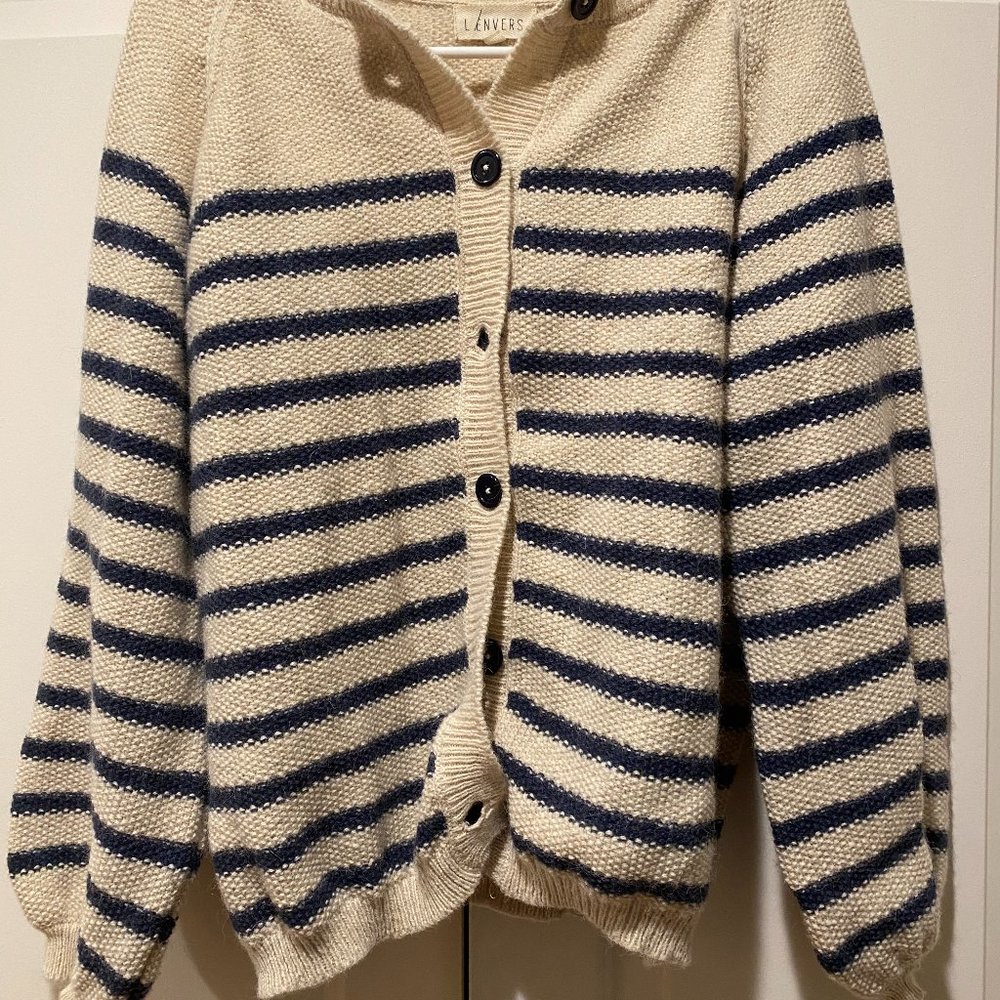 L'envers Fashion Gaby Cardigan - Striped, Size S/M